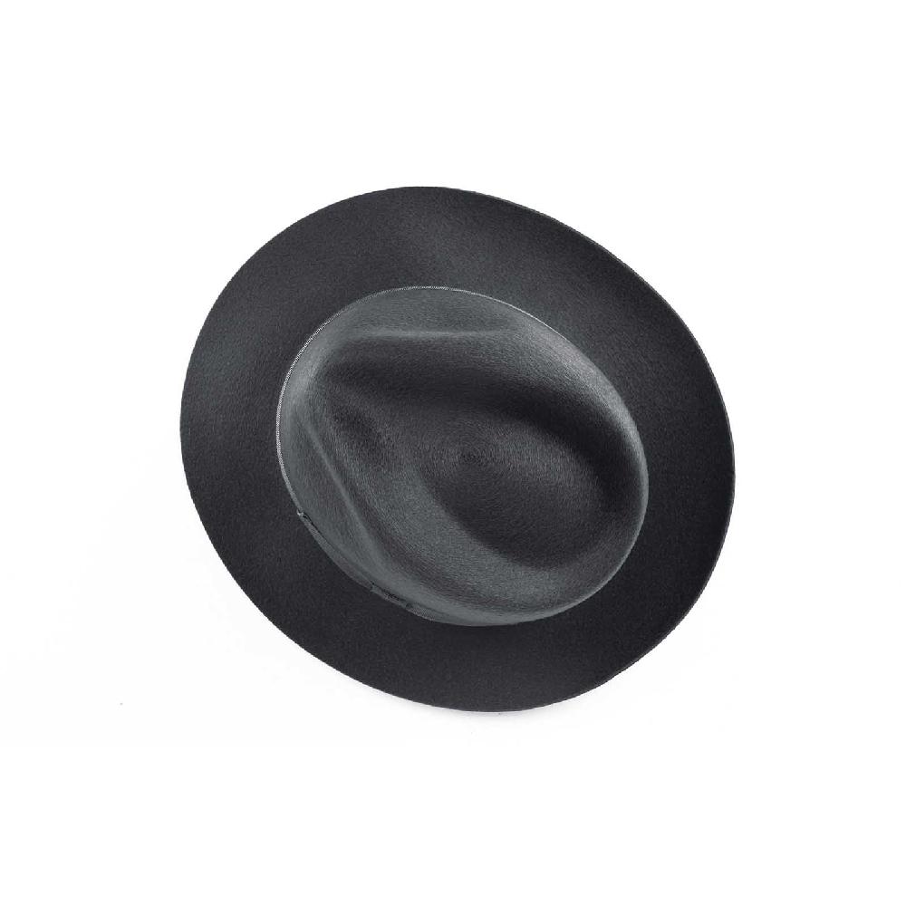 Rubinacci Fedora In Cashmere Fumo