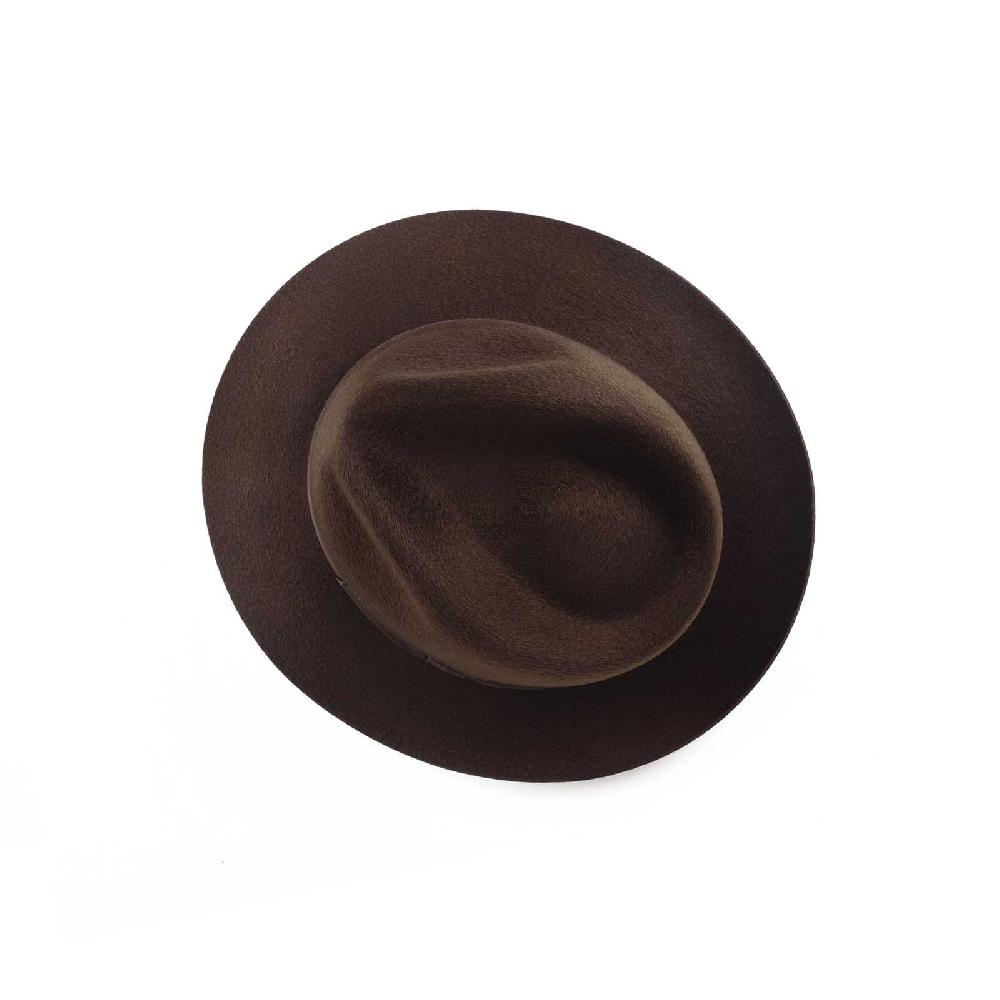 Rubinacci Fedora In Cashmere Testa Di Moro
