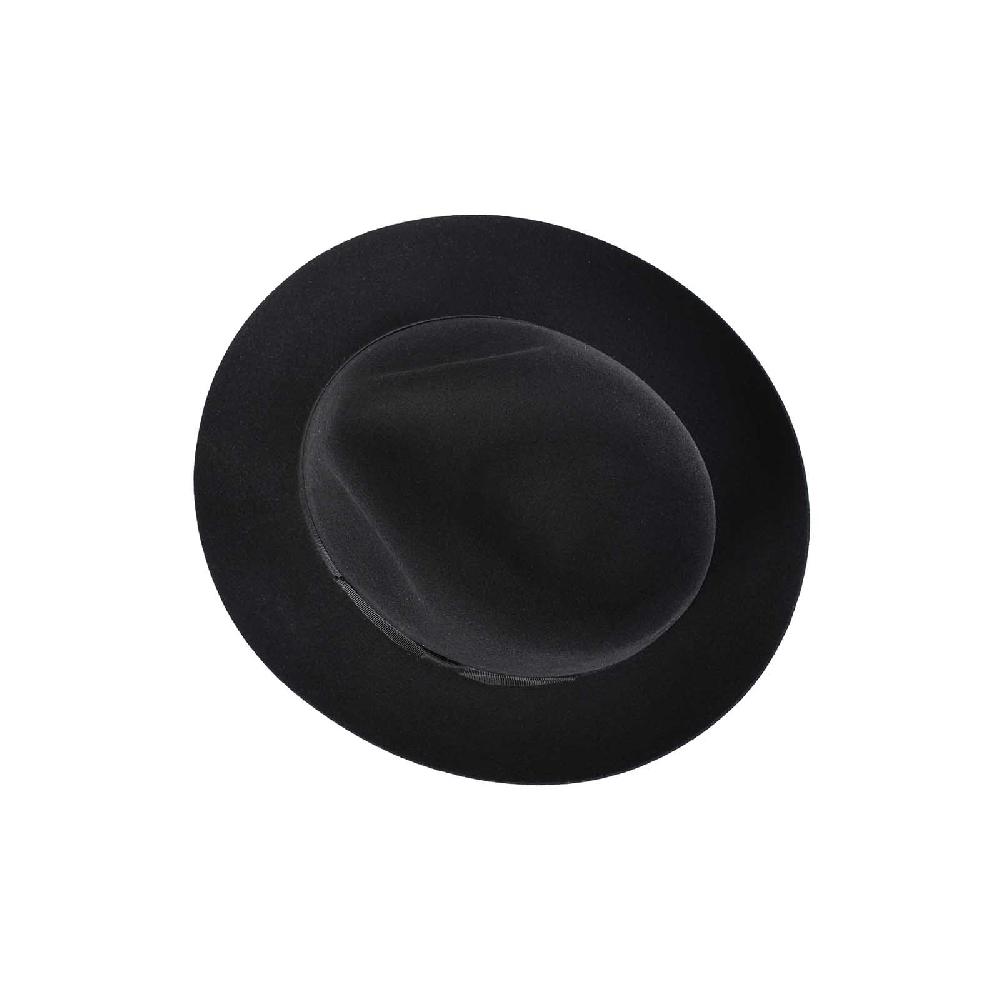 Rubinacci Fedora In Lana Nero