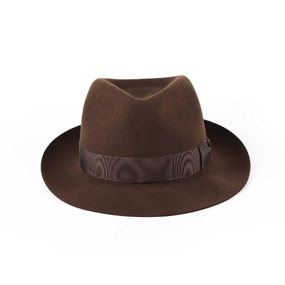 Rubinacci Fedora In Lana Testa Di Moro