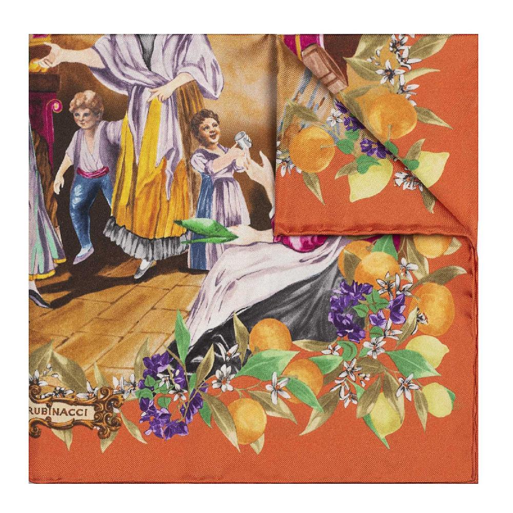 Rubinacci Foulard Acquafrescaio Arancione