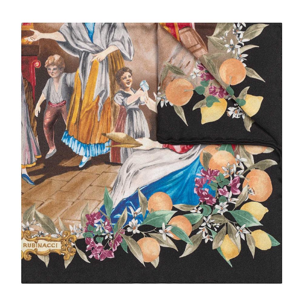 Rubinacci Foulard Acquafrescaio Nero