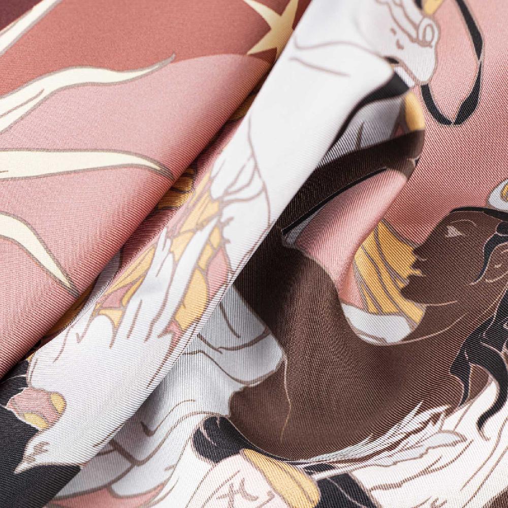 Rubinacci Foulard Artemide E Apollo Bordeaux