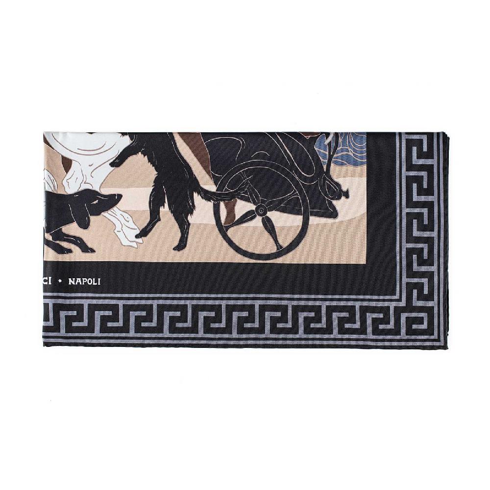 Rubinacci Foulard Artemide E Apollo Grigio