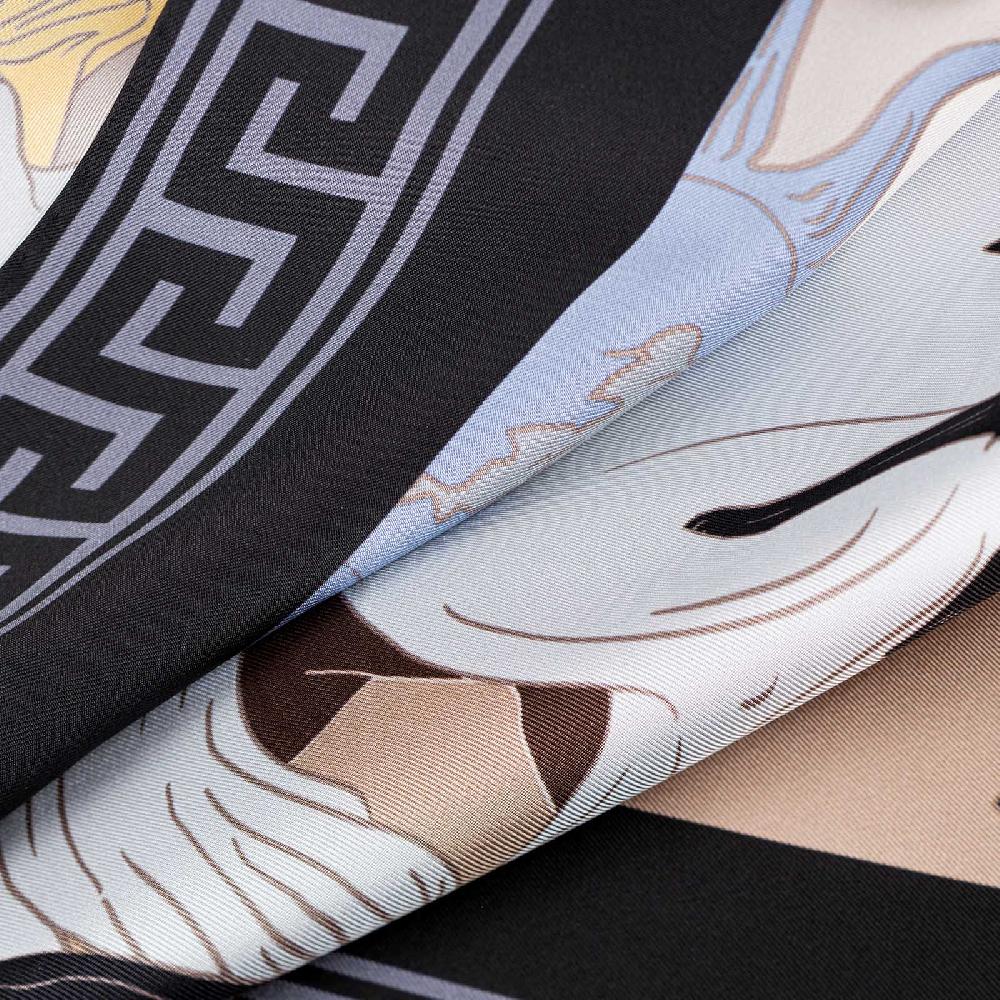 Rubinacci Foulard Artemide E Apollo Grigio