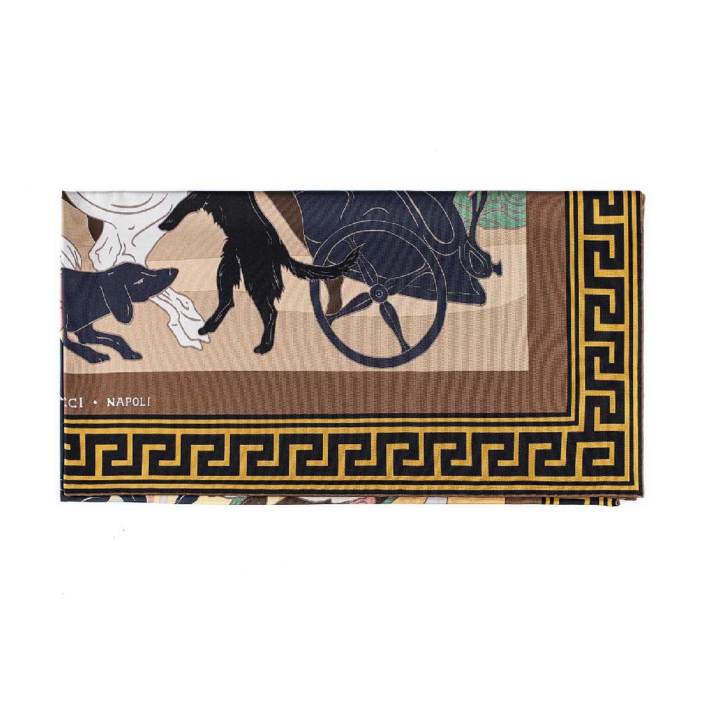 Rubinacci Foulard Artemide E Apollo Ocra