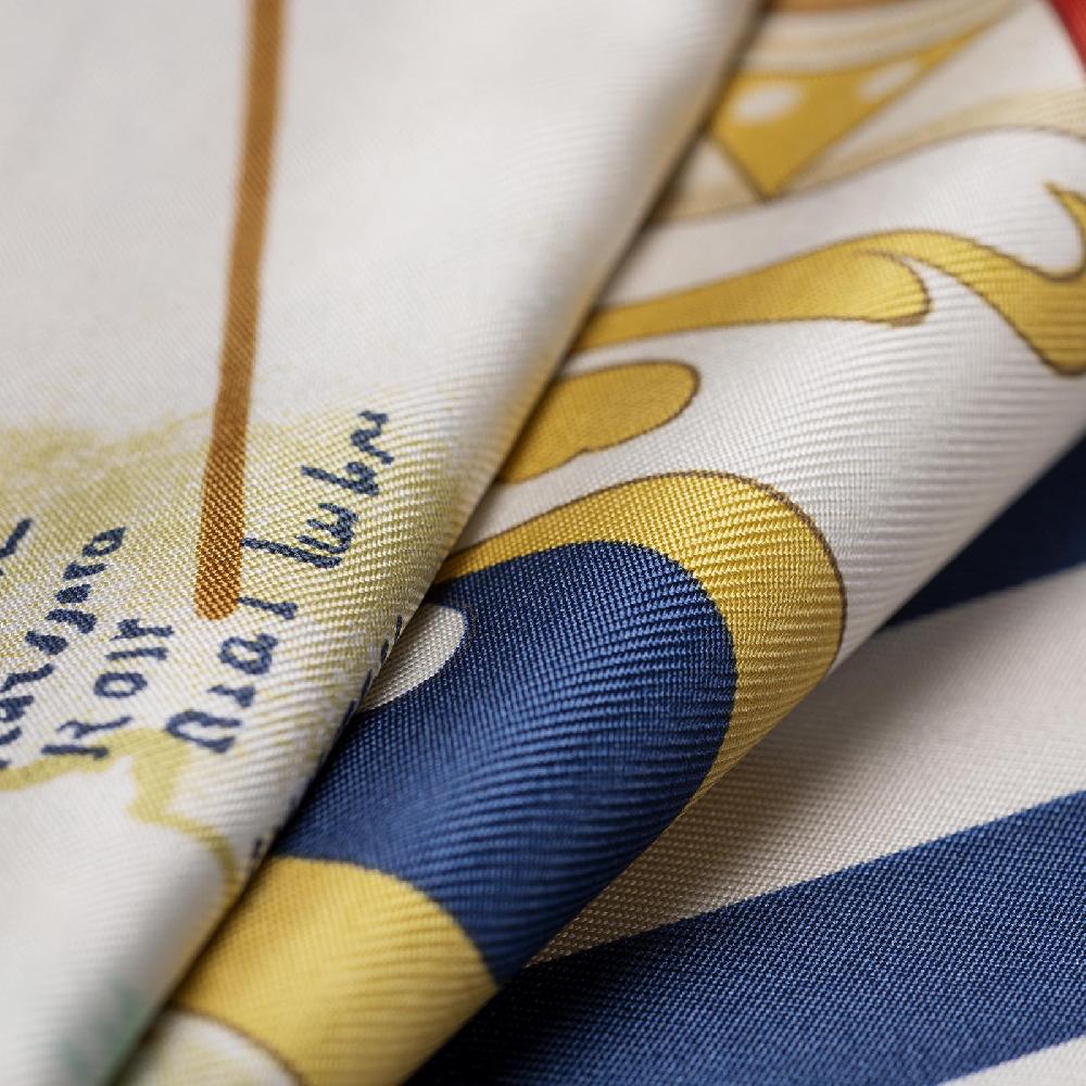 Rubinacci Foulard Mediterraneo Blu