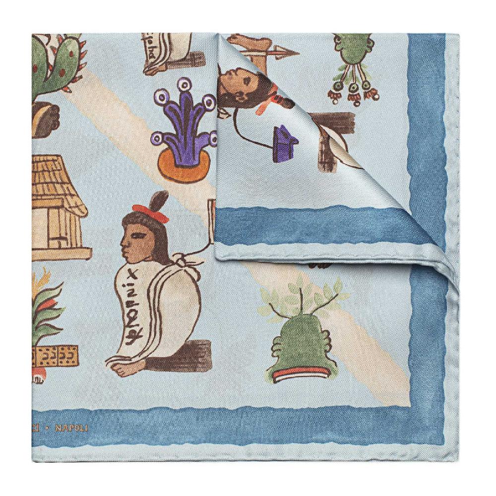 Rubinacci Foulard Mendoza Cielo