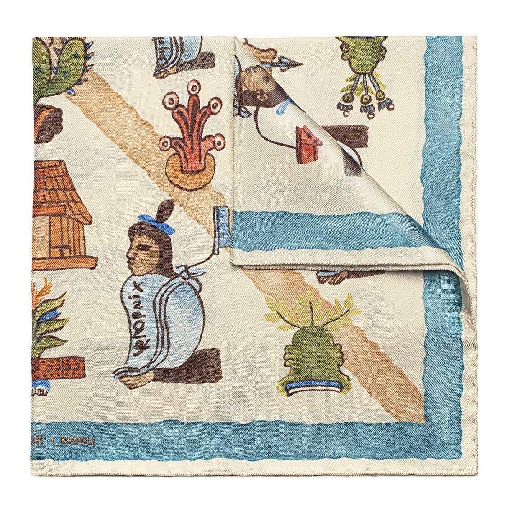 Rubinacci Foulard Mendoza Crema