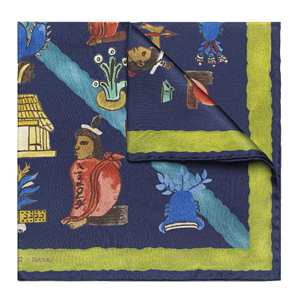 Rubinacci Foulard Mendoza Verde Acido