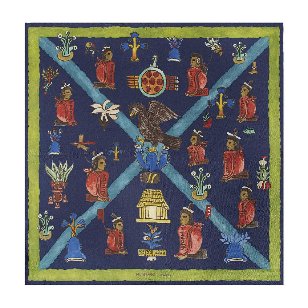 Rubinacci Foulard mendoza verde acido