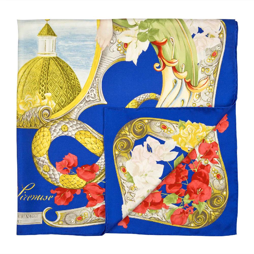 Rubinacci Foulard Sirenuse Bluette