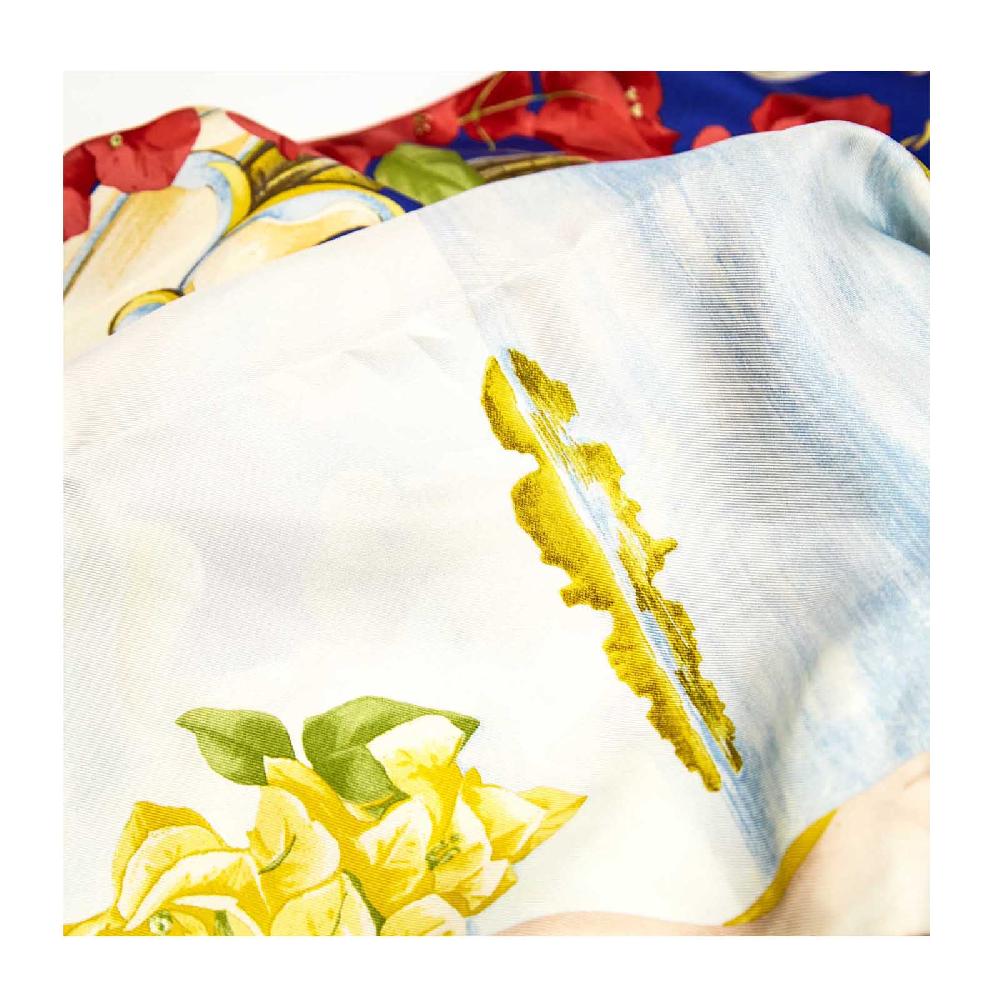 Rubinacci Foulard Sirenuse Bluette