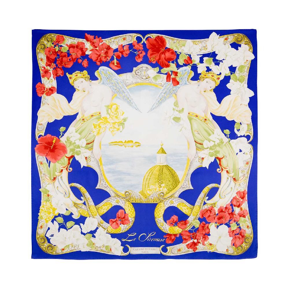 Rubinacci Foulard sirenuse bluette