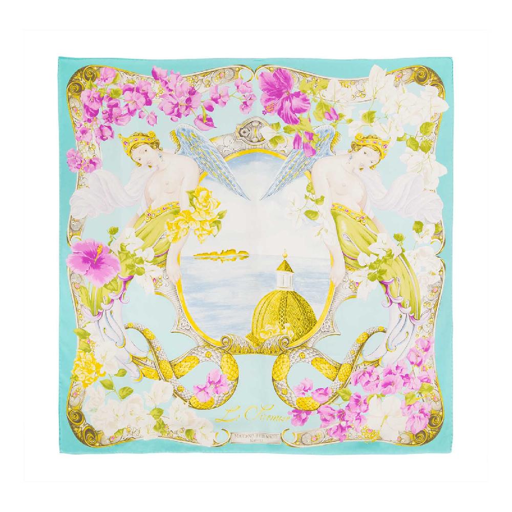 Rubinacci Foulard sirenuse verde acqua