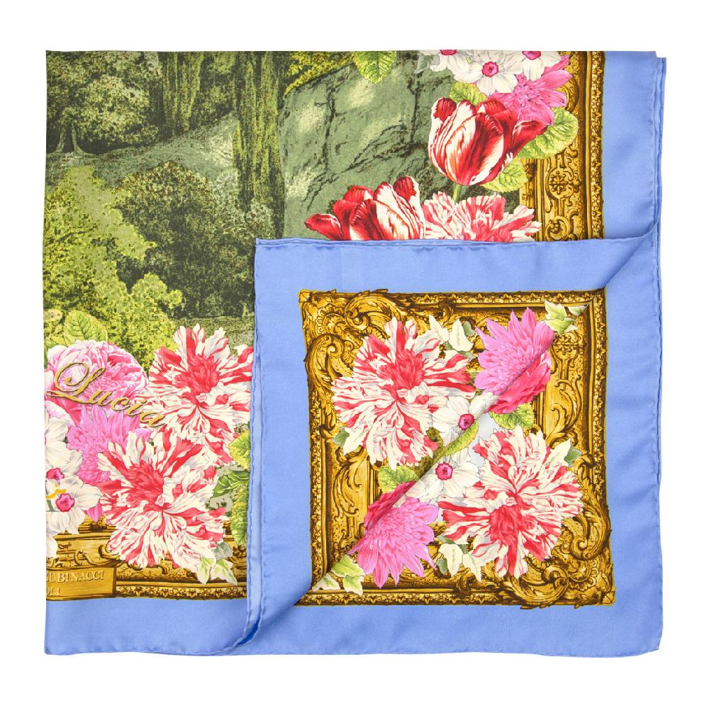 Rubinacci Foulard Villa Lucia Azzurro