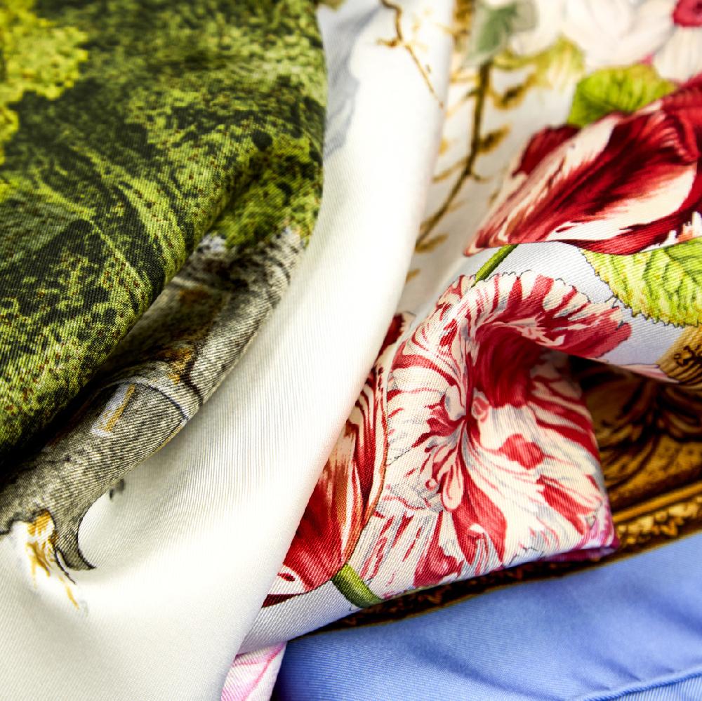 Rubinacci Foulard Villa Lucia Azzurro