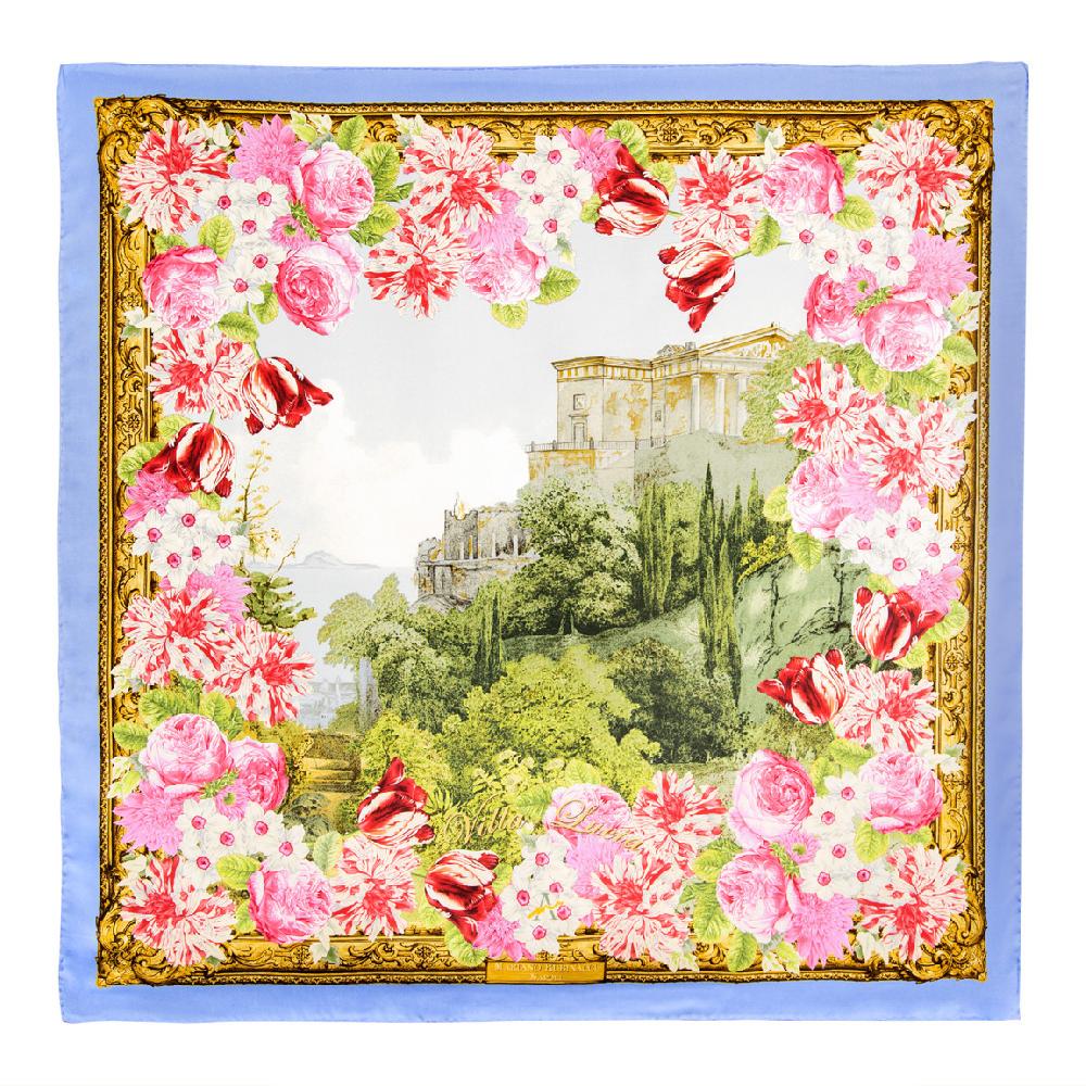 Rubinacci Foulard villa lucia azzurro