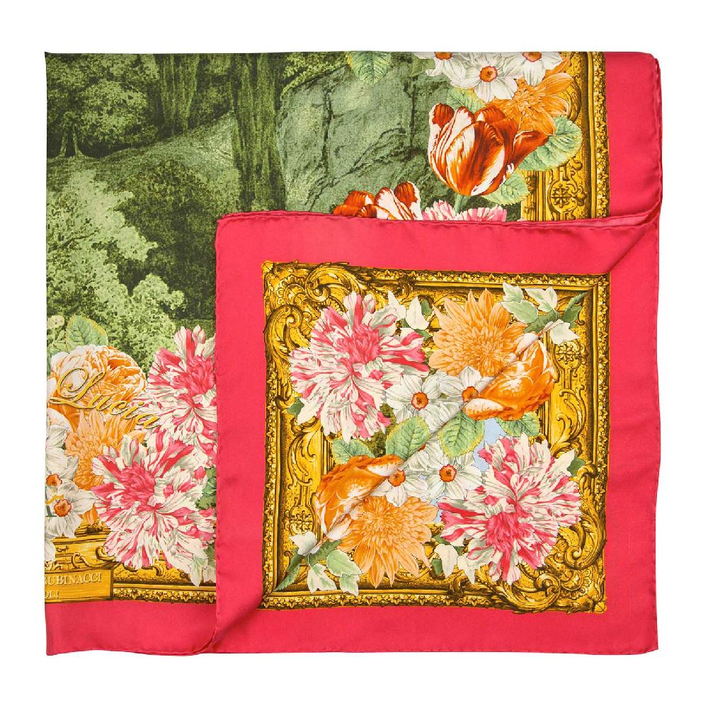 Rubinacci Foulard Villa Lucia Corallo