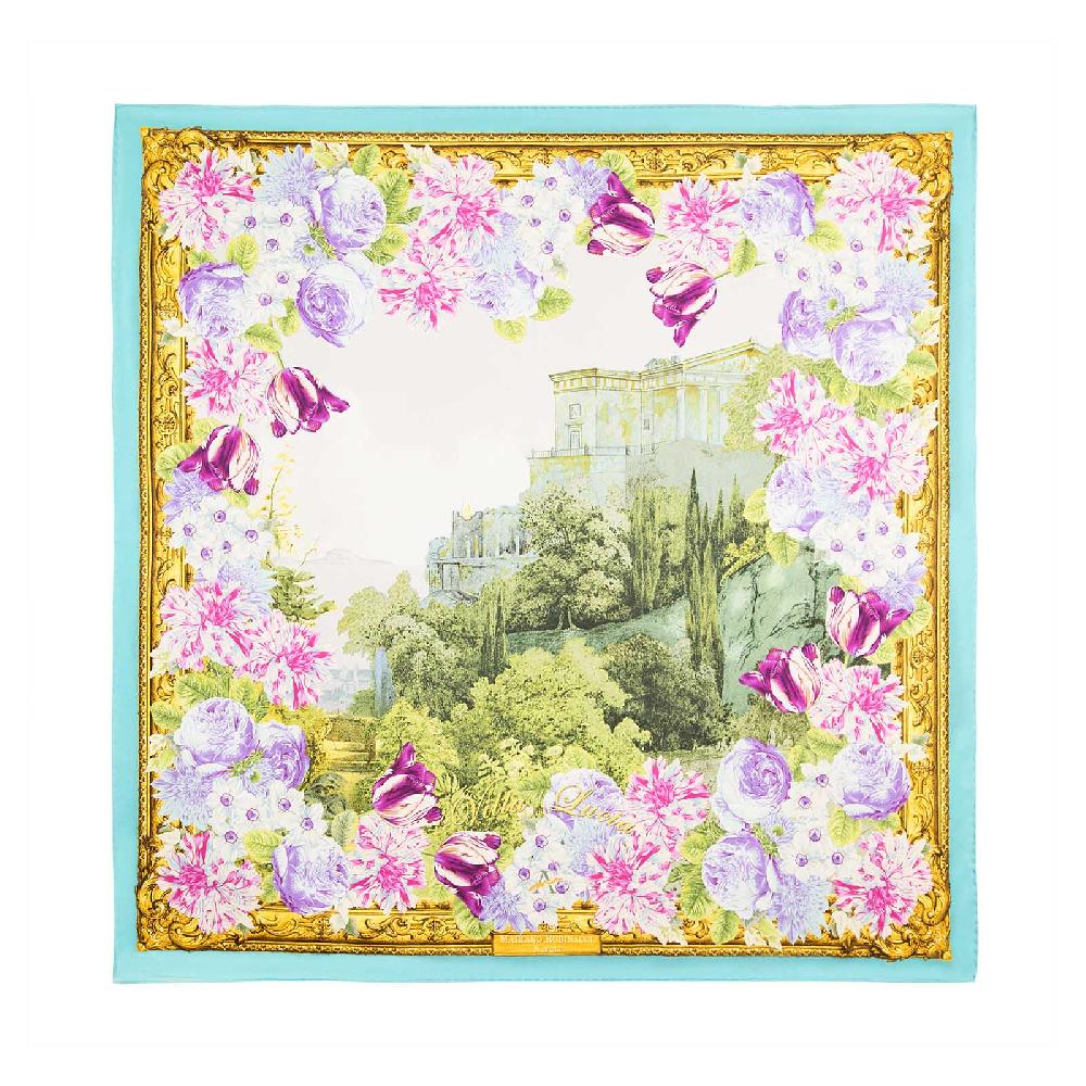 Rubinacci Foulard villa lucia verde acqua
