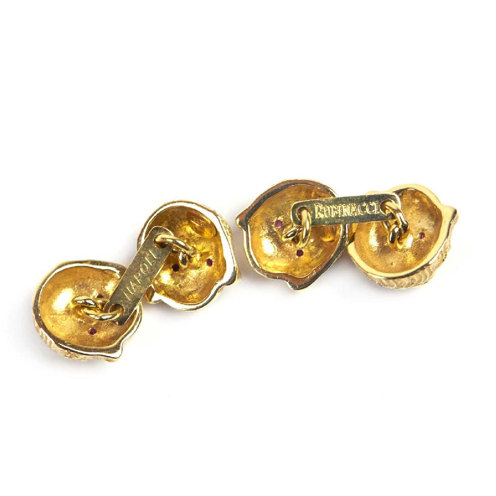 Rubinacci Gemelli Con Putti Oro