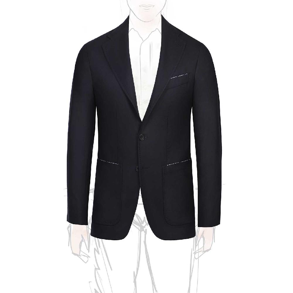 Rubinacci Giacca in cashmere blu