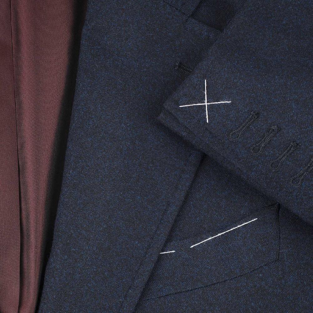 Rubinacci Giacca In Flanella Blu