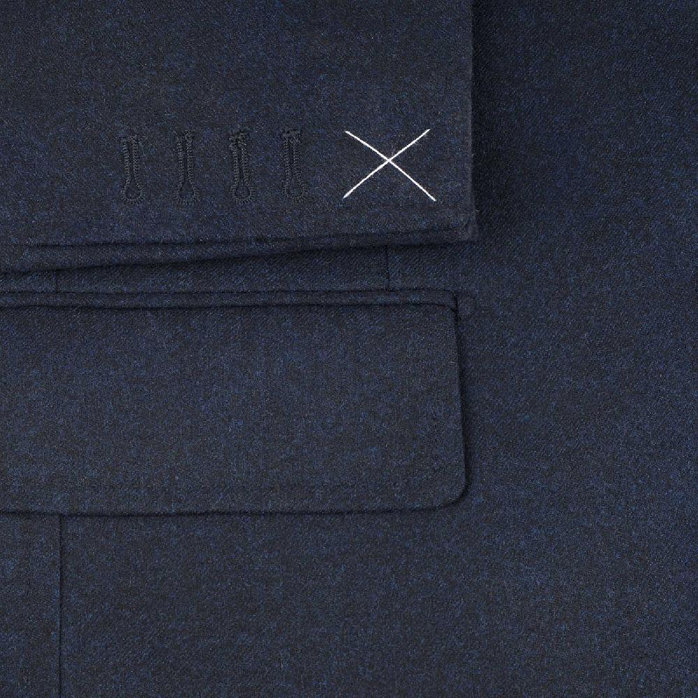 Rubinacci Giacca In Flanella Blu