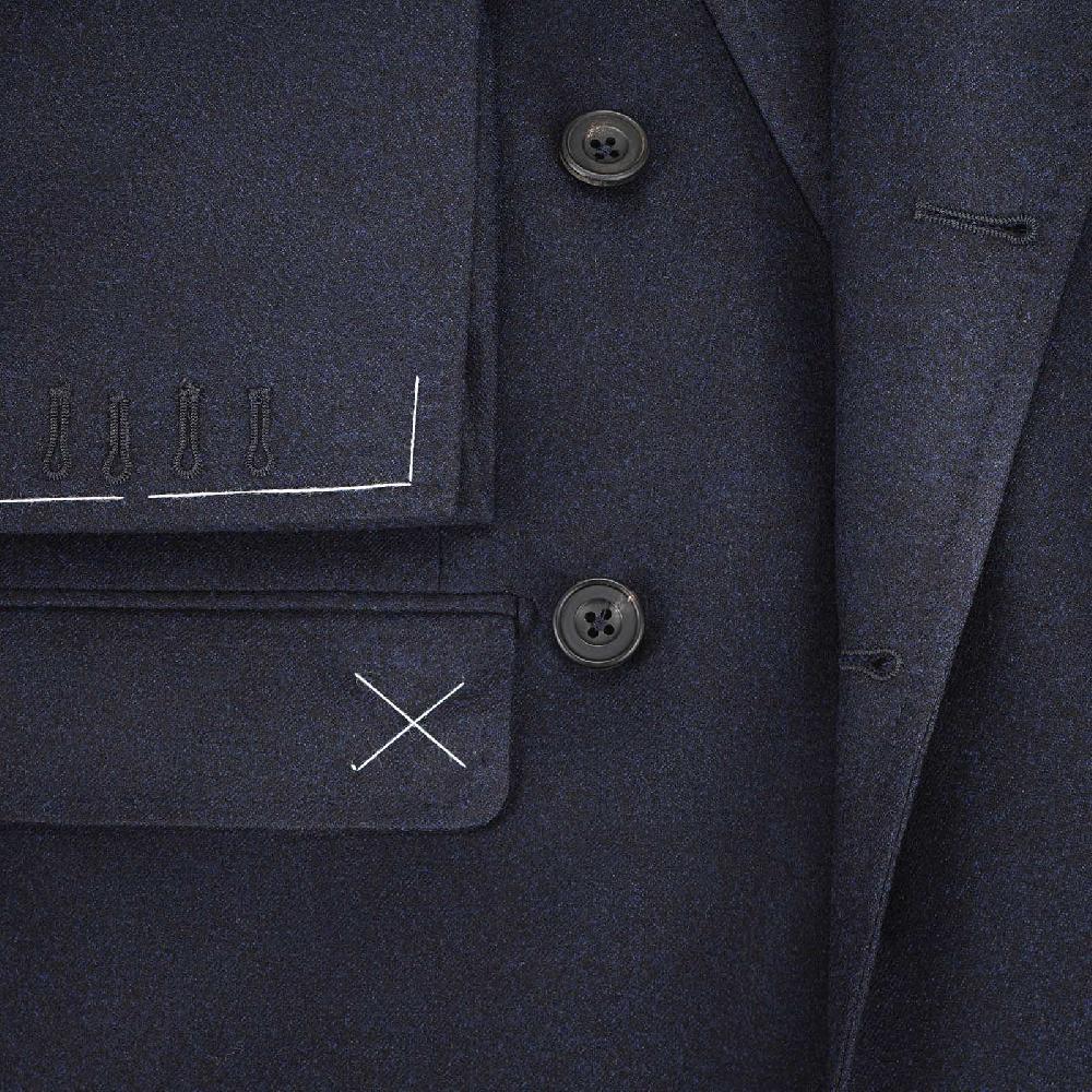 Rubinacci Giacca In Flanella Blu