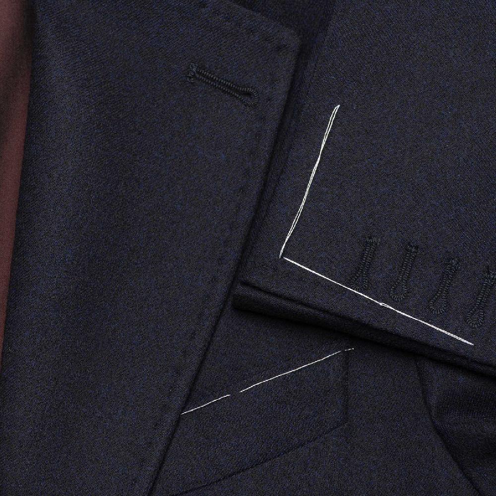 Rubinacci Giacca In Flanella Blu