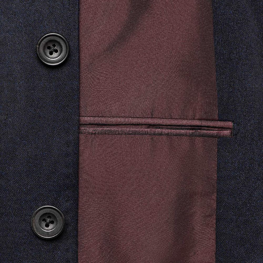 Rubinacci Giacca In Flanella Blu