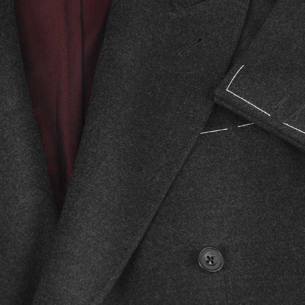 Rubinacci Giacca In Flanella Grigia