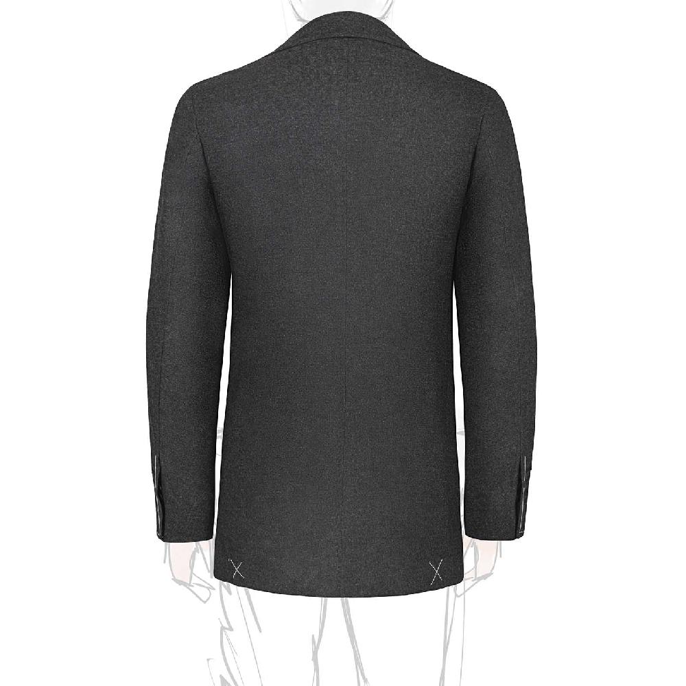 Rubinacci Giacca In Flanella Grigia