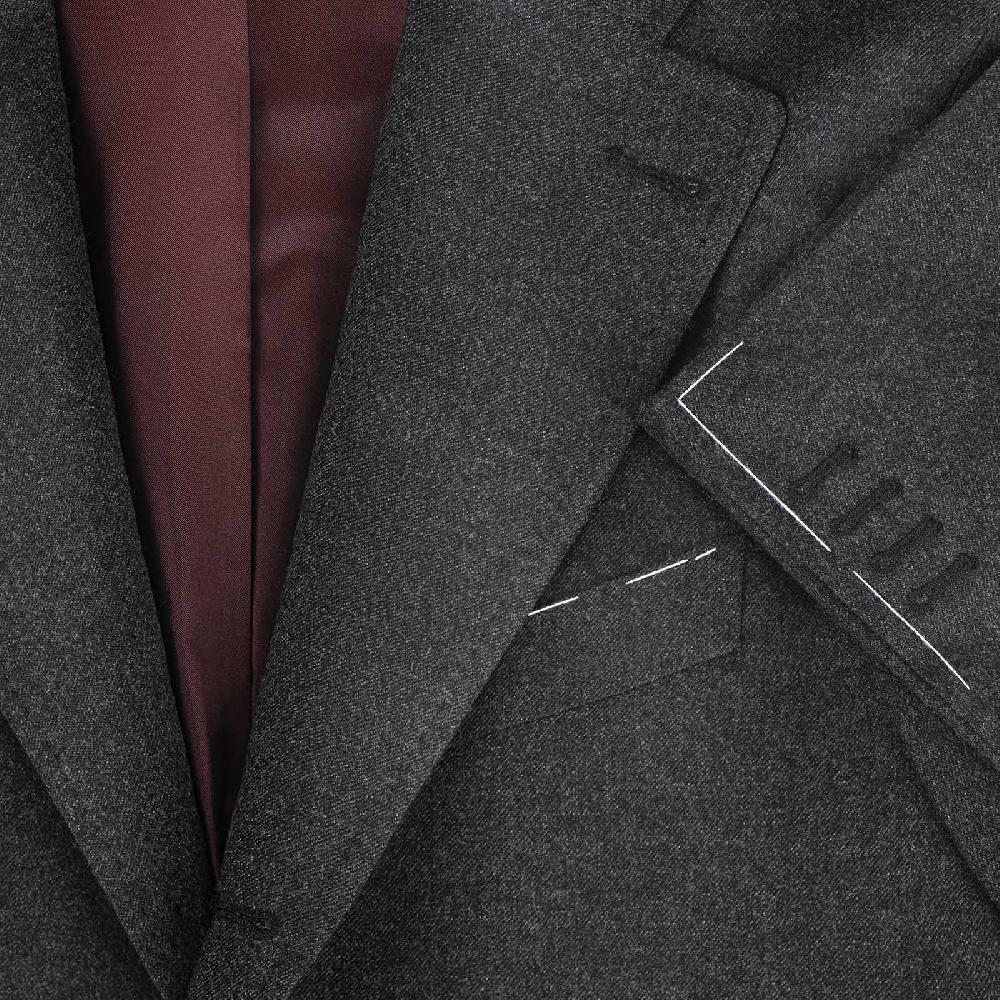 Rubinacci Giacca In Flanella Grigia