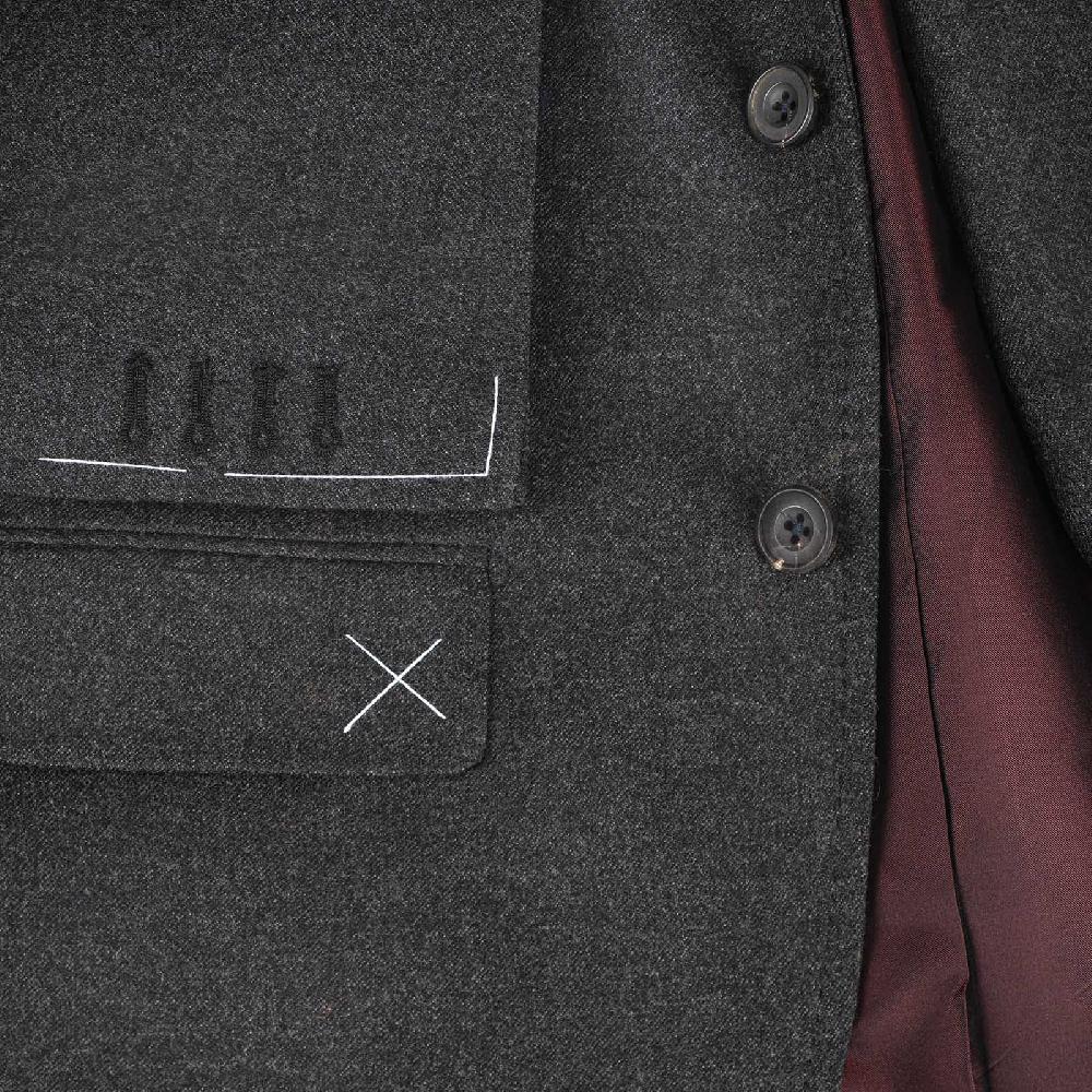 Rubinacci Giacca In Flanella Grigia