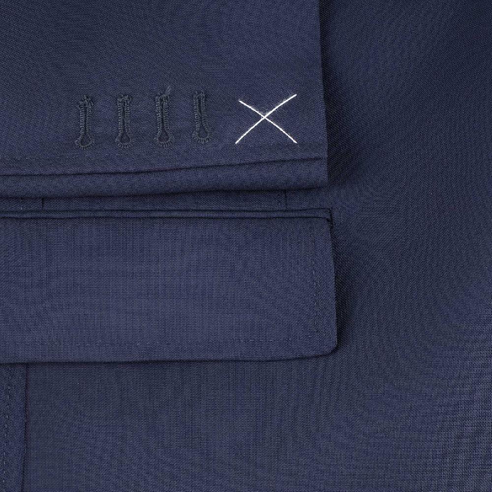 Rubinacci Giacca In Hopsack Blu