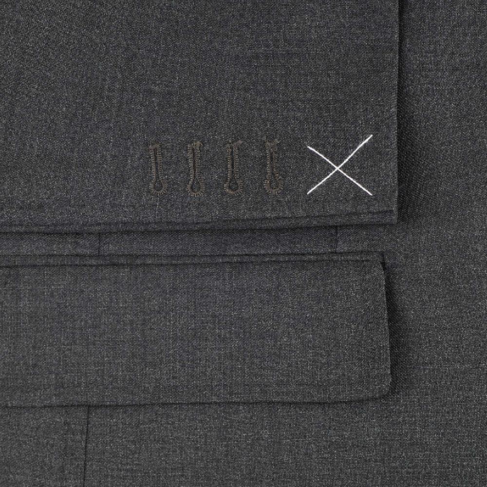 Rubinacci Giacca In Hopsack Grigio