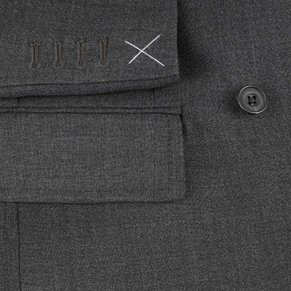 Rubinacci Giacca In Hopsack Grigio