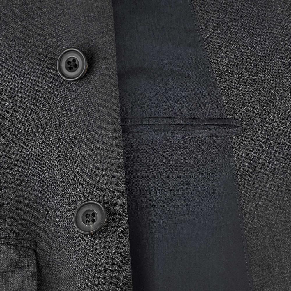 Rubinacci Giacca In Hopsack Grigio