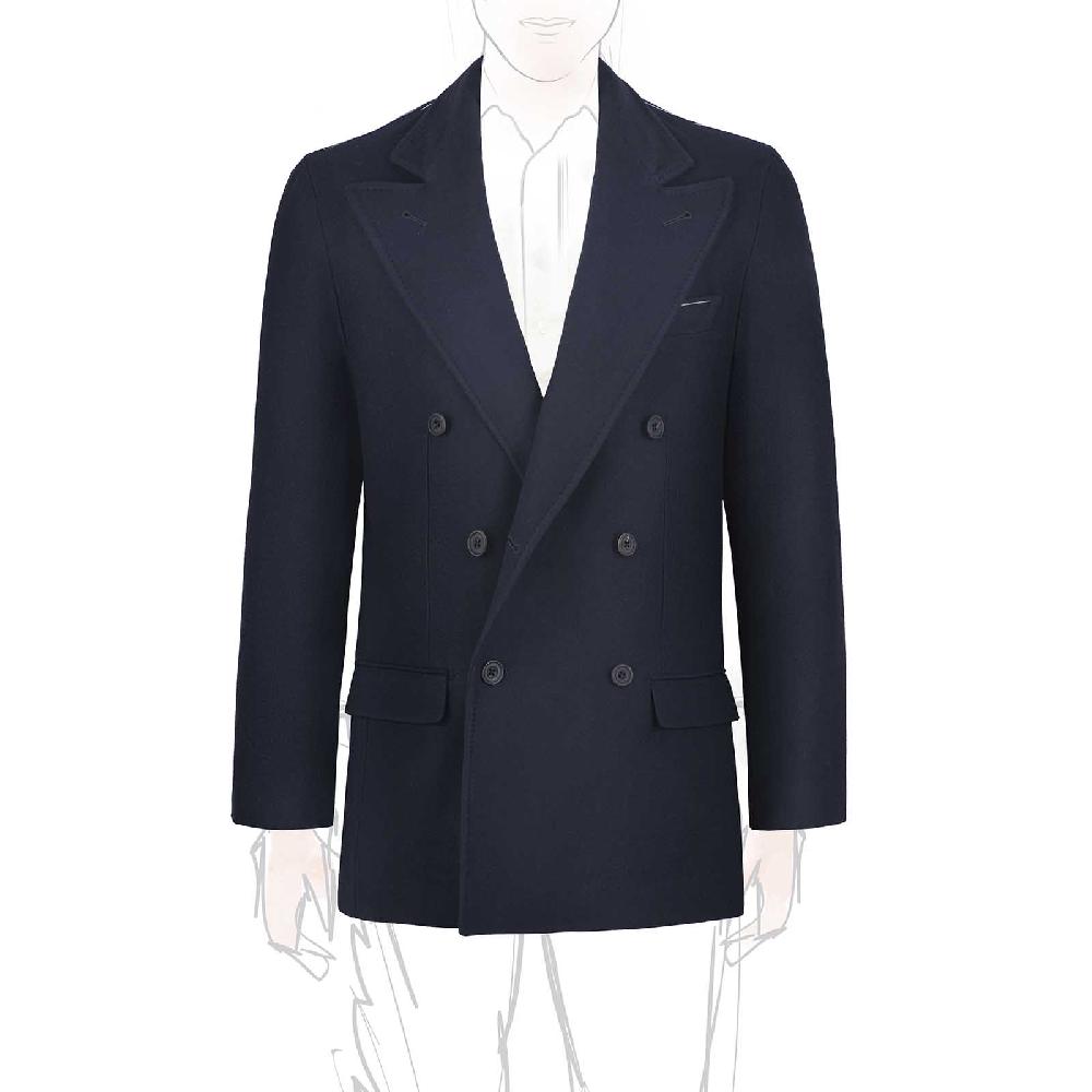 Rubinacci Giacca in lana blu