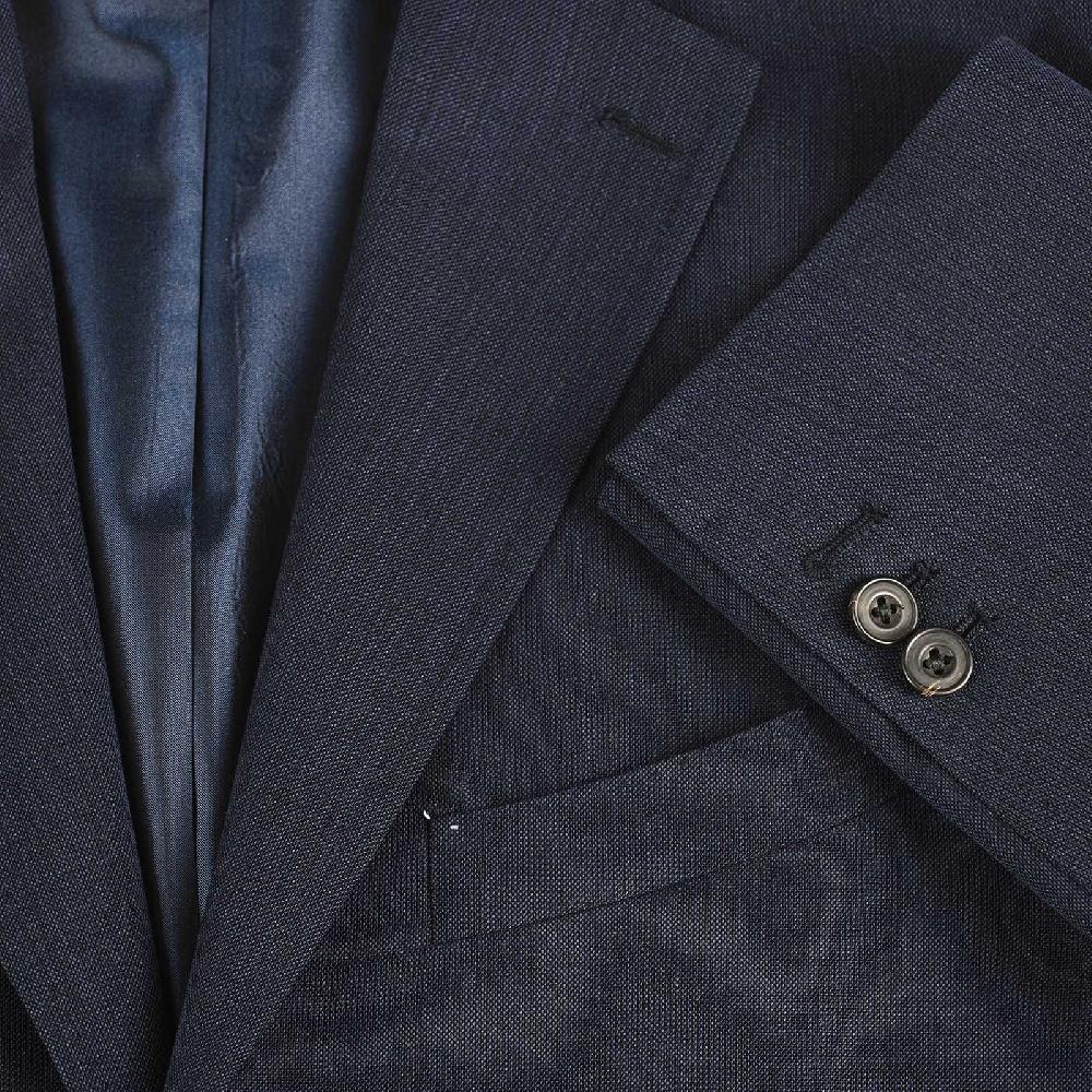 Rubinacci Giacca In Lana E Mohair Blu