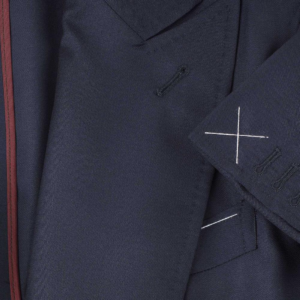 Rubinacci Giacca In Lana “Green Certified” Blu