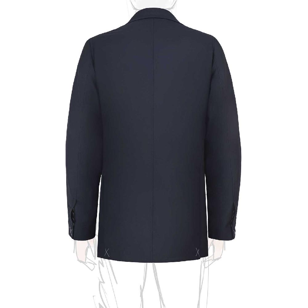 Rubinacci Giacca In Lana “Green Certified” Blu