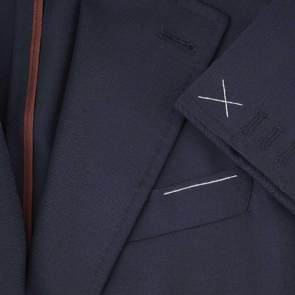 Rubinacci Giacca In Lana “Green Certified” Blu