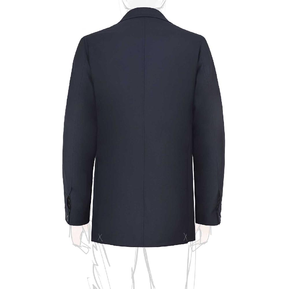 Rubinacci Giacca In Lana “Green Certified” Blu