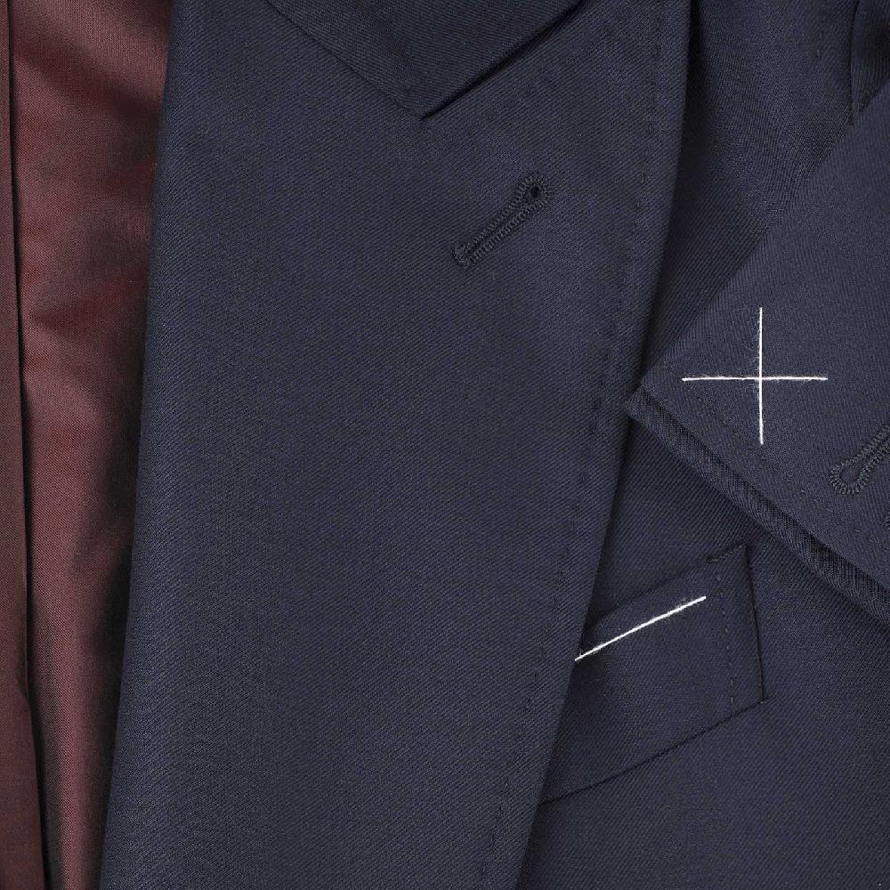 Rubinacci Giacca In Lana “Green Certified” Blu