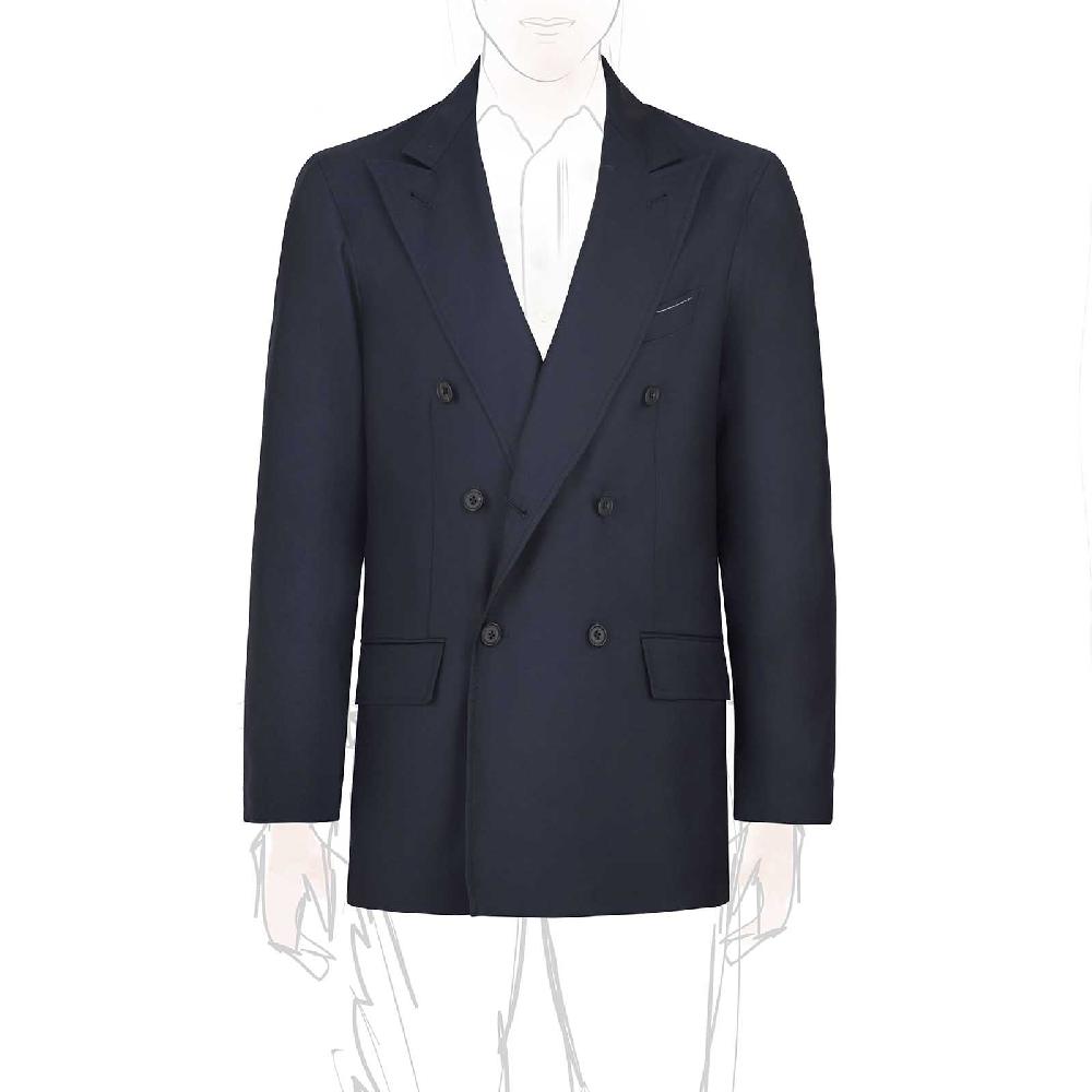 Rubinacci Giacca in Lana “Green Certified” blu