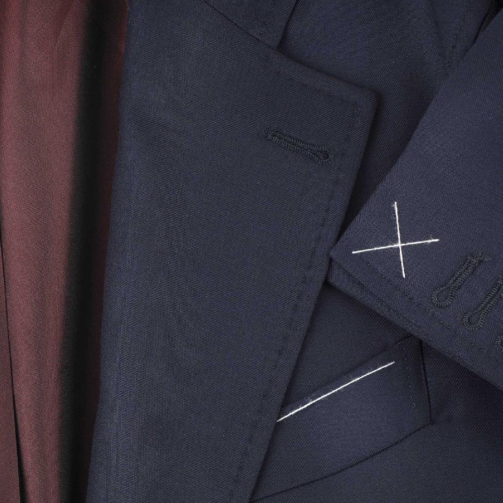 Rubinacci Giacca In Lana “Green Certified” Blu