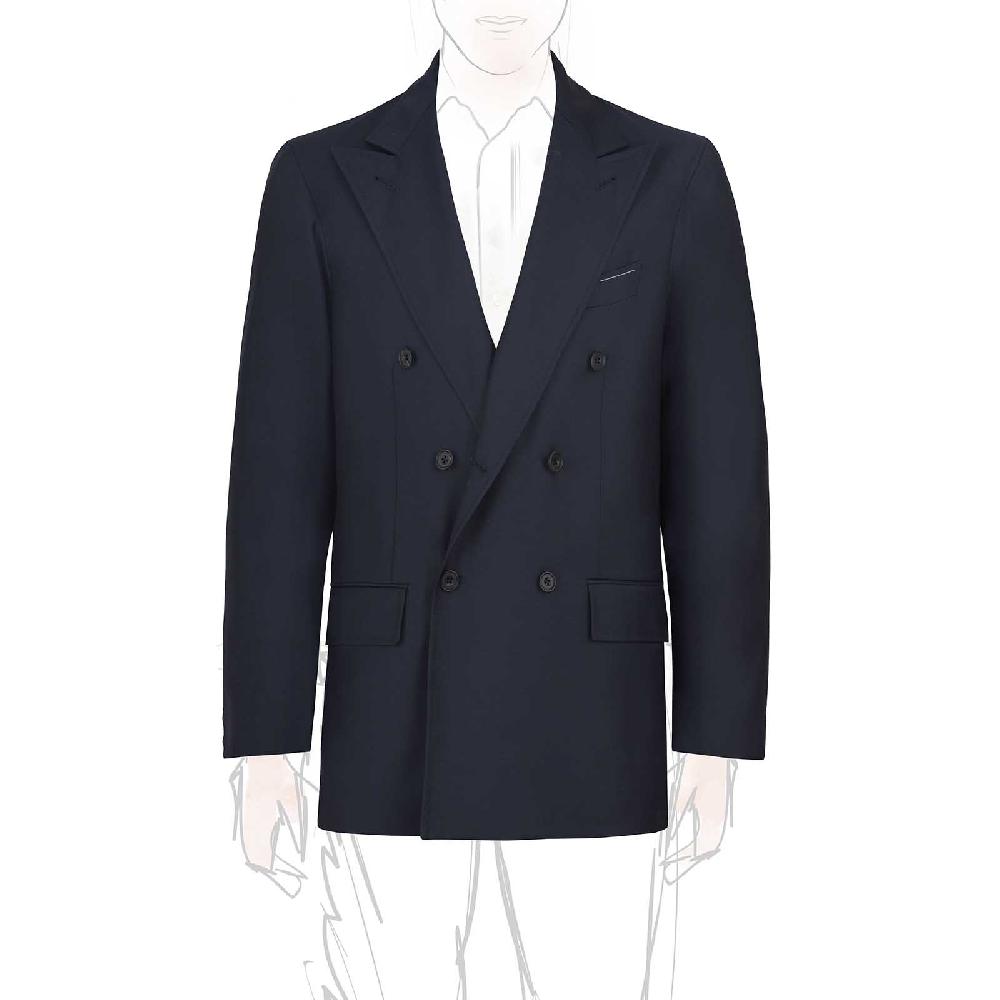 Rubinacci Giacca in Lana “Green Certified” blu