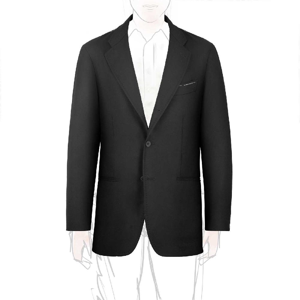 Rubinacci Giacca in lana nera